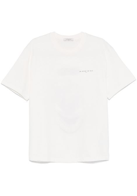 White This is Authentic Mask T-shirt Ih nom uh nit - men